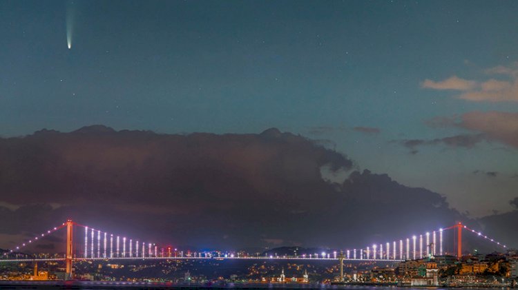 Neowise kuyruklu yıldızı İstanbul semalarında