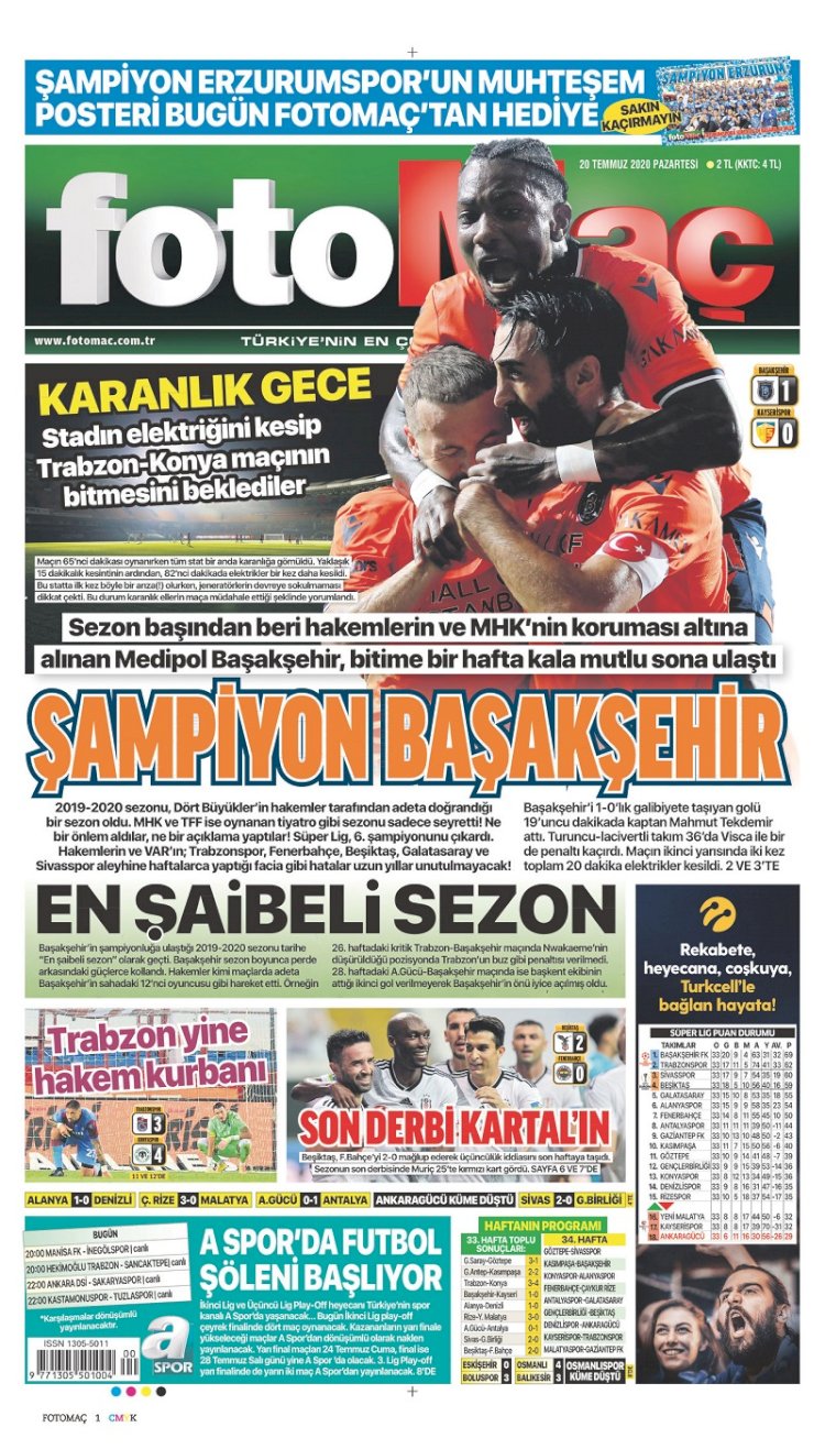 Albayraklarin Medyasi Bilal Erdogan In Destekledigi Basaksehir In Sampiyonlugunu Saibeli Ilan Etti Son Dakika Ozel Haberler Kose Yazilari