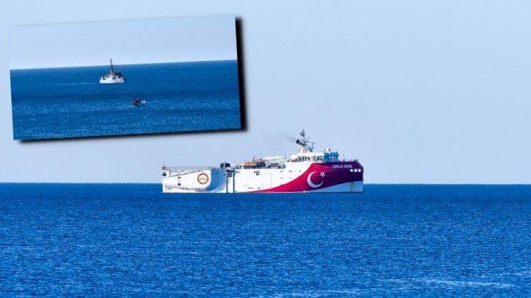 Oruç Reis görev emri bekliyor