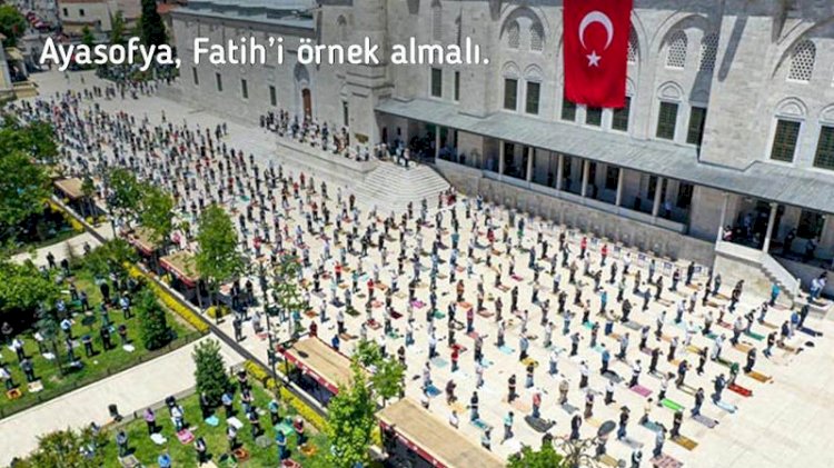 Bakan Koca'dan 'Ayasofya'da cuma namazı' uyarısı
