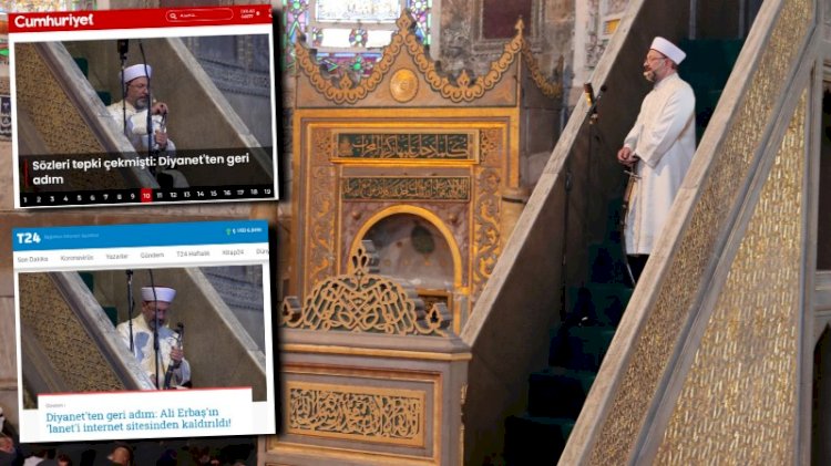 Türk basını yanıldı! Diyanet 'lanet'i hutbeden çıkardı mı?