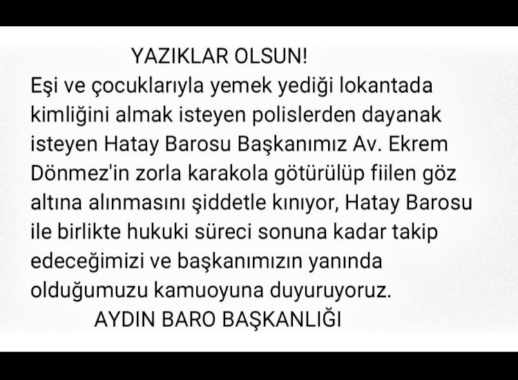 Hatay Barosu Başkanı gözaltına alındı! 2 2
