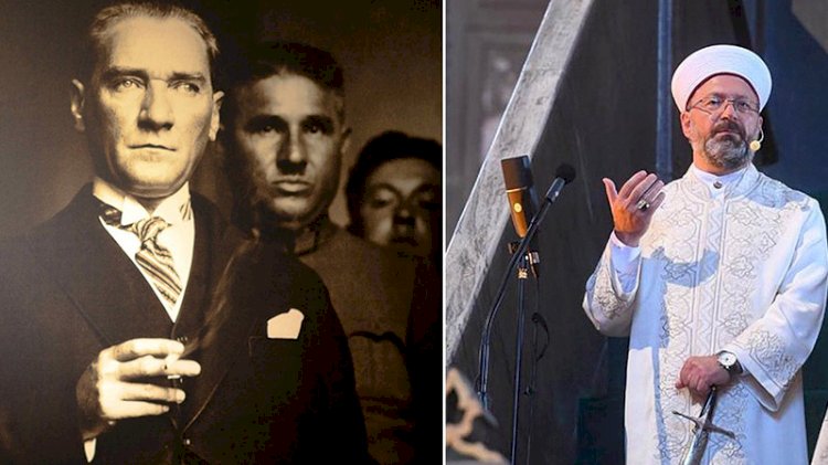 Ali Erbaş yalnız değildir! İşte Atatürk karşıtı bir parti
