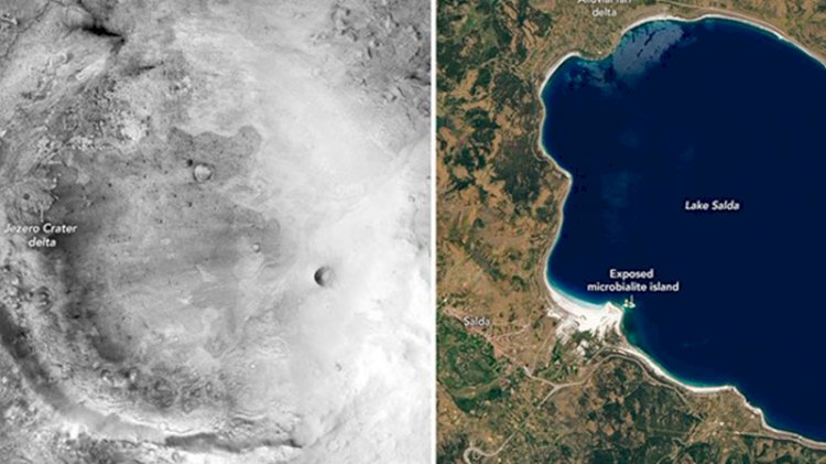 NASA'dan Salda Gölü paylaşımı