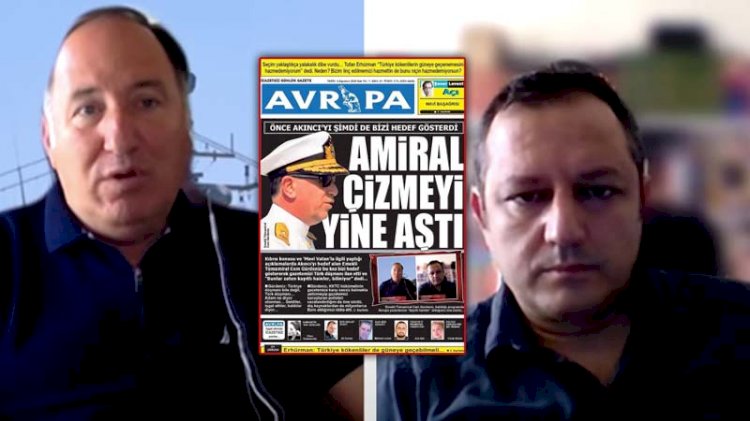 Türk düşmanı gazete Amiral Gürdeniz ve Veryansın Tv’yi hedef aldı