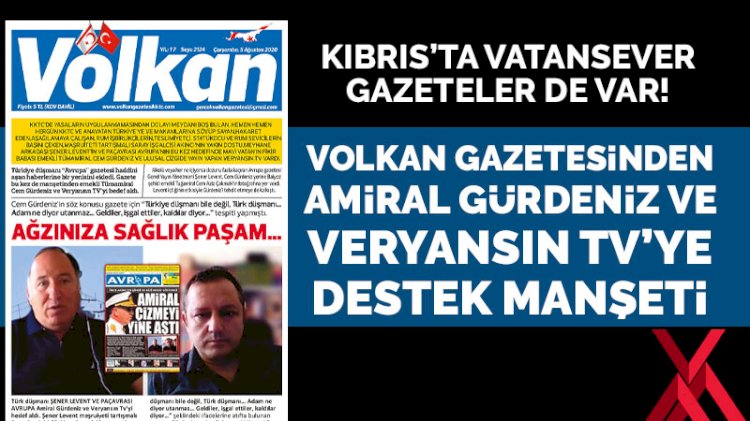Volkan gazetesinden Türkiye düşmanı Avrupa gazetesine cevap