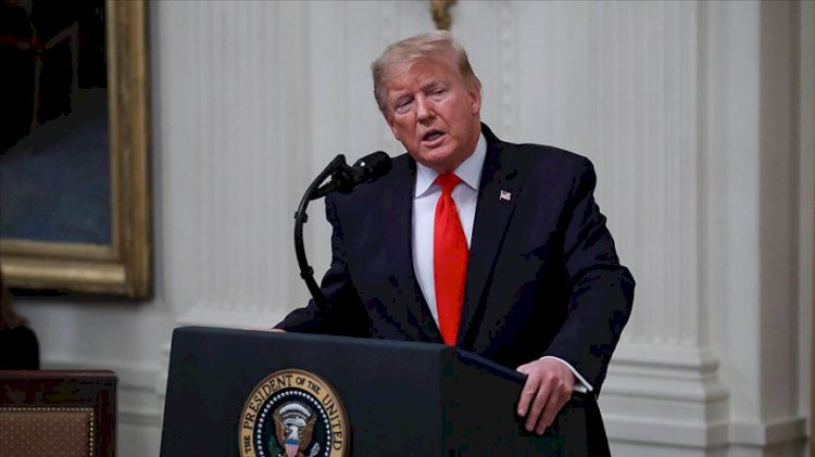 Trump'a kürsüyü terk ettiren soru