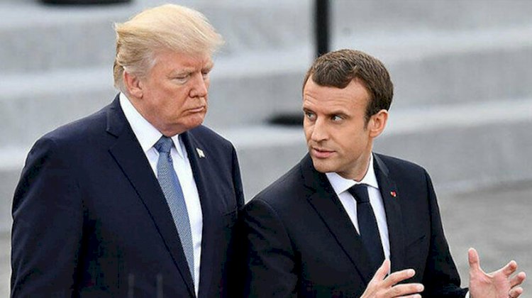 Trump ve Macron Doğu Akdeniz'i görüştü