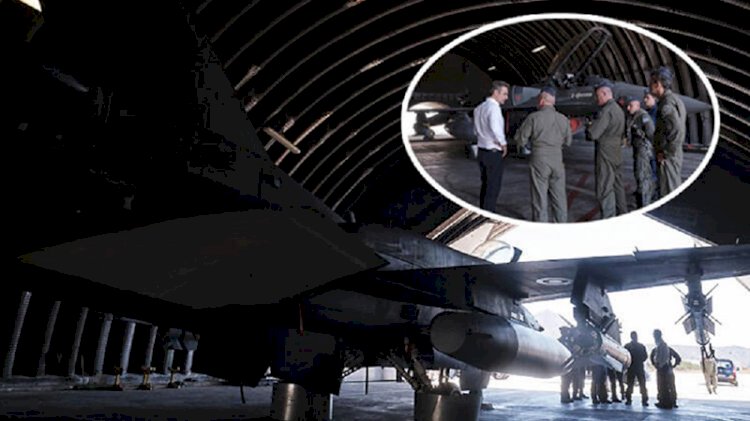 Yunan Başbakan bomba yüklü F-16 ile poz verdi!