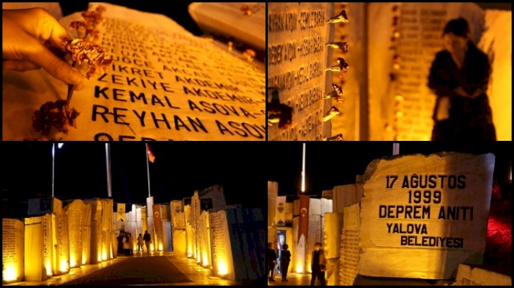 Marmara Depremi'nde hayatını kaybedenler, depremin merkezi Gölcük'te anıldı