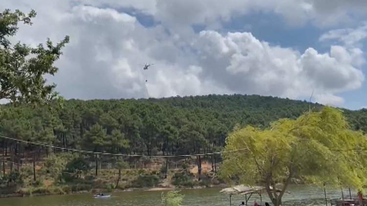 Aydos Ormanı'nda yine yangın