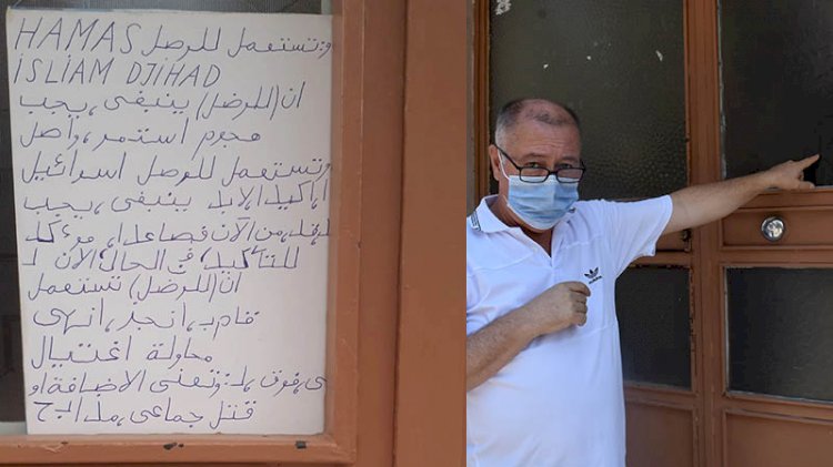 Apartmana yazılan 'Arapça' yazıya inceleme