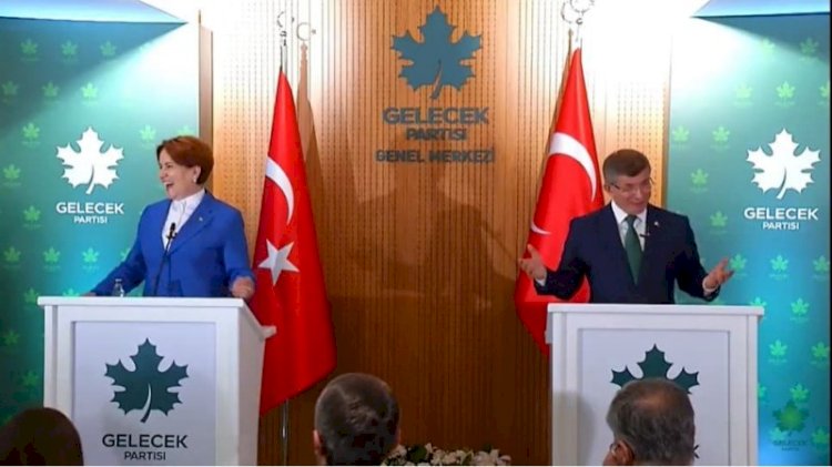 Akşener'den Davutoğlu'na 'hayırlı olsun' ziyareti