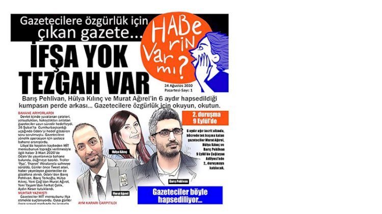 Tutuklu gazeteciler için gazete: #İfşaYokTezgahVar