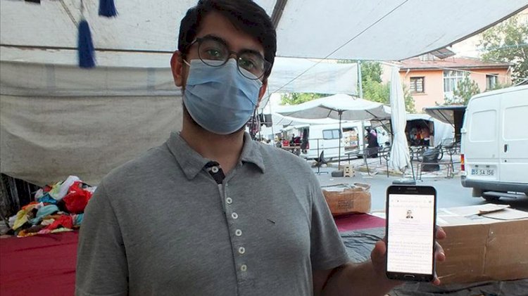 Pazar tezgahında tıp fakültesini kazandığını öğrendi