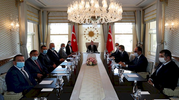 Erdoğan, Ukrayna Başbakan Yardımcısı Uruskiy'i kabul etti