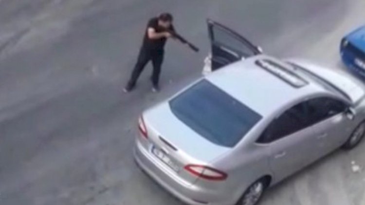 Yol ortasında pompalı saldırı