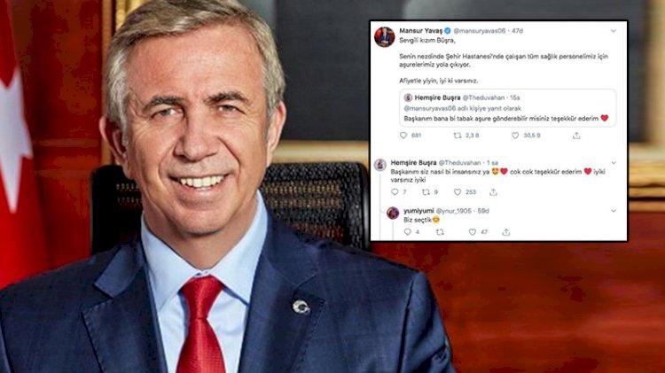 Büşra Hemşire Mansur Yavaş’tan aşure isteyince tehdit edildi