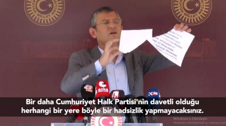 Özgür Özel o sözleri Mansur Yavaş’a mı söyledi?