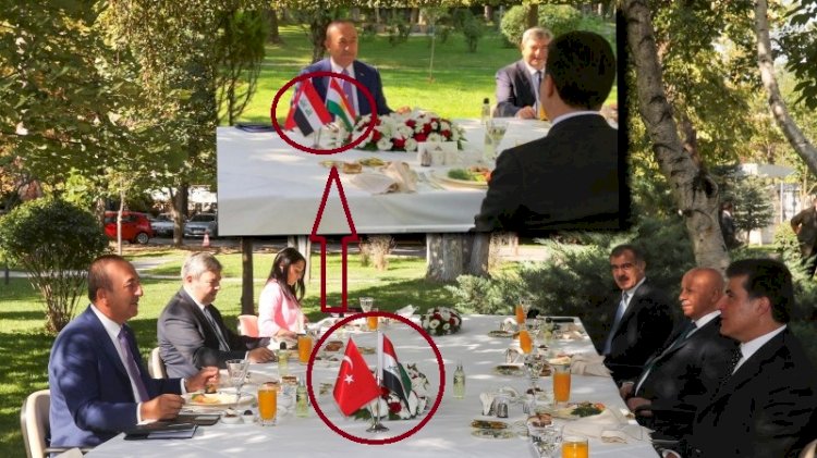'Kürdistan' bayrağı bir varmış bir yokmuş! İki kare arasında dikkat çeken ayrıntı