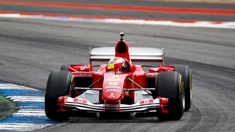 Efsane pilotun oğlu Mick Schumacher, Ferrari ile piste çıktı