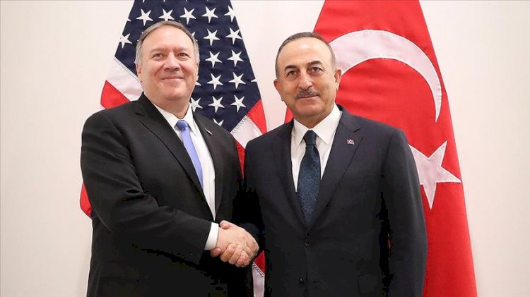 Çavuşoğlu ve Pompeo Doğu Akdeniz'i görüştü