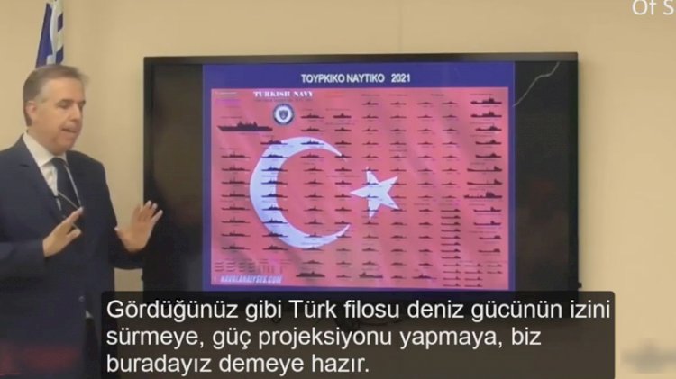 Türk donanmasını gösterip 'budalayız' dedi