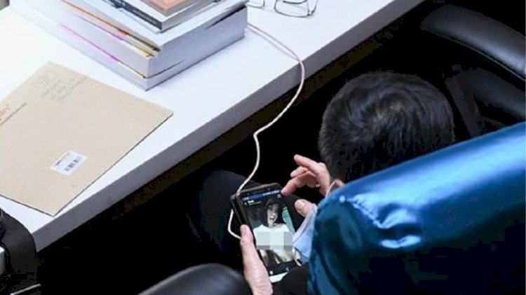 Milletvekili porno izlerken yakalandı