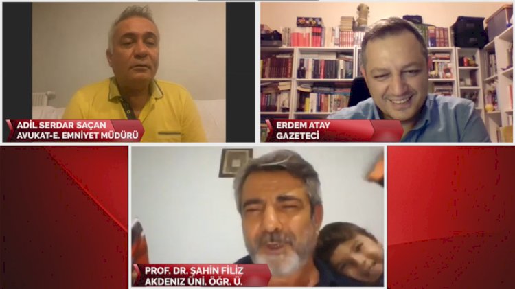 Gülümseten görüntüler... Prof. Dr. Filiz’in torunu programı bastı