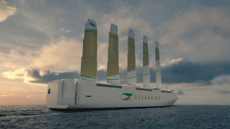 Tek seferde 7000 aracı taşıyabilen dünyanın en büyük yelkenli gemisi: Oceanbird