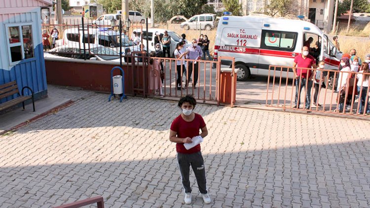 KPSS'ye ambulans ve polis eşliğinde getirildi