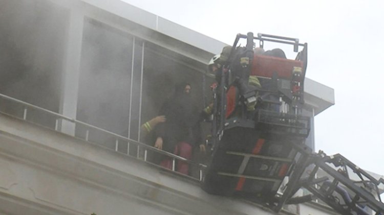 İstanbul'da patlayan çamaşır makinesi yangın çıkardı