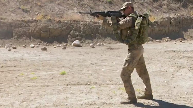 Mehmetçik'e kesintisiz atış imkanı sağlayan mühimmat sistemi kullanımda