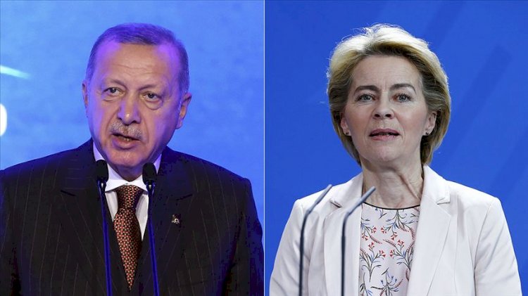 Masada istikşafi görüşmeler vardı…Erdoğan AB Başkanı Leyen ile görüştü