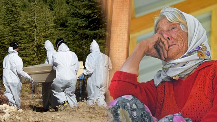 Maden faciasında ölen işçinin, koronavirüse yenik düşen babası son yolculuğuna uğurlandı