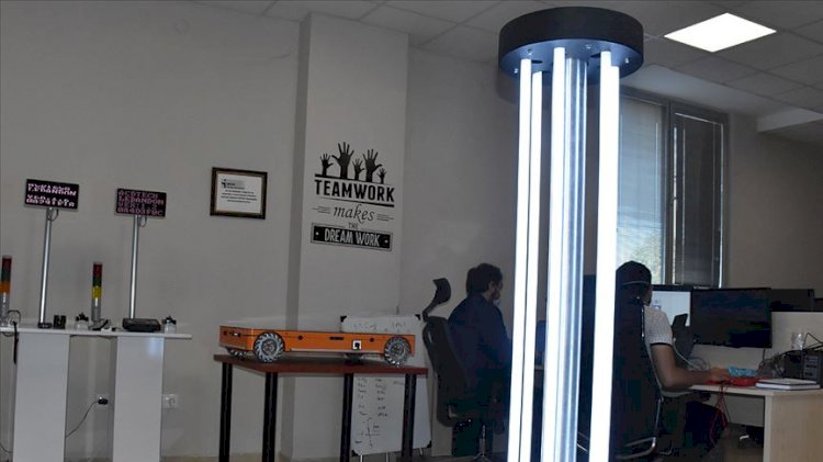 'Temassız' dezenfeksiyon robotu geliştirildi