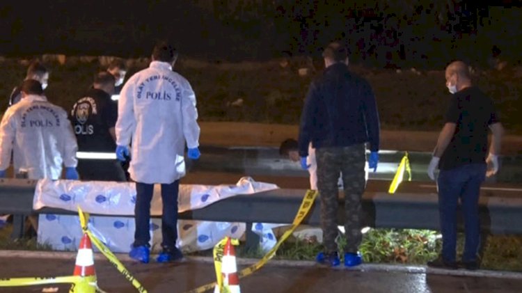 Yol kenarında genç kadını öldürüp intihar etti