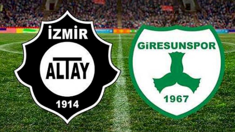 Altay-Giresunspor maçına koronavirüs engeli