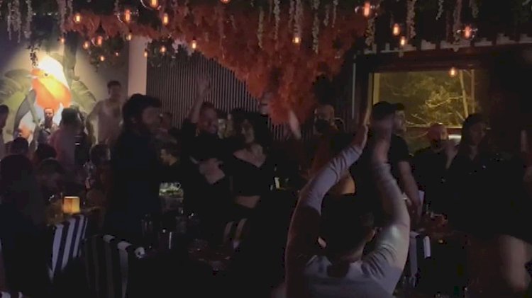 İstanbul alarm verirken akılalmaz görüntü... Halaylı, horonlu 'korona' eğlencesi!