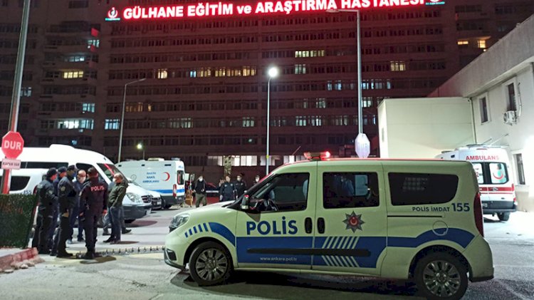 Hastaneyi ve polisi taş yağmuruna tuttular