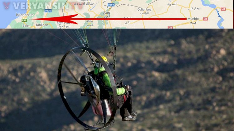 PKK'lı teröristler, Hatay'a paramotorlarla sızmış