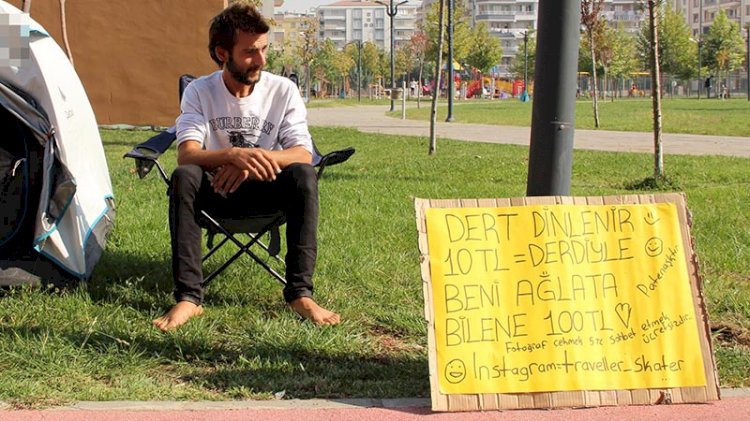 Ağlayandan 10 TL alıyor, ağlatana 100 TL veriyor