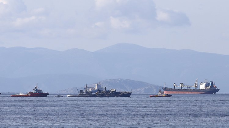 Akdeniz'de hareketlilik! Yunan donanma gemisi ağır hasar aldı!