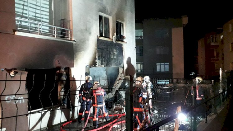 Ankara'da doğalgaz patlaması
