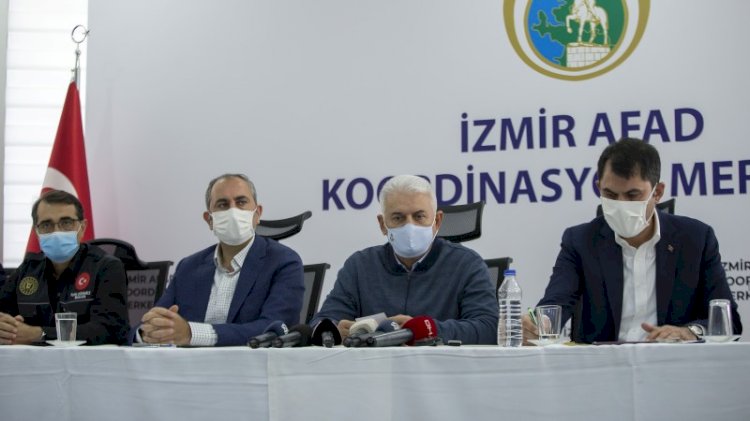 Bakanlardan İzmir depremi sonrası açıklamalar