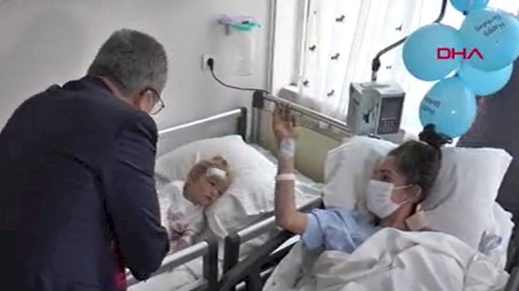 65 saat sonra kurtarılan 'mucize bebek Elif' ailesine kavuştu
