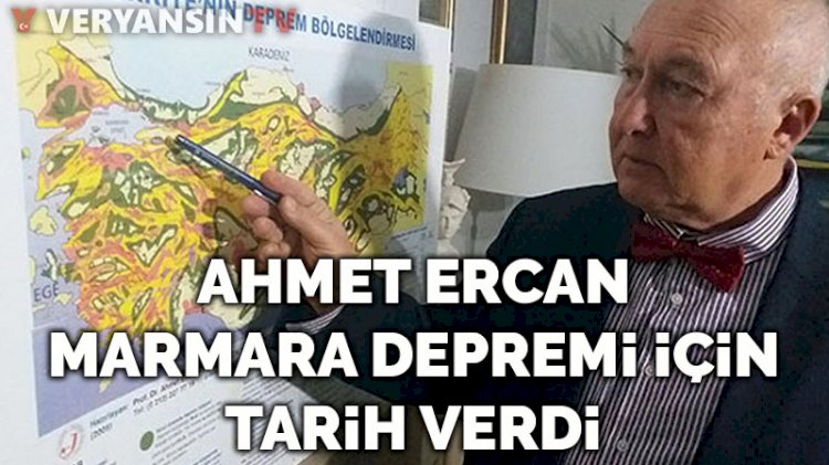 Ahmet Ercan, Marmara’da beklenen büyük deprem için tarih verdi