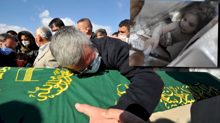 91 saat sonra kurtarılan Ayda'nın annesi gözyaşlarıyla toprağa verildi
