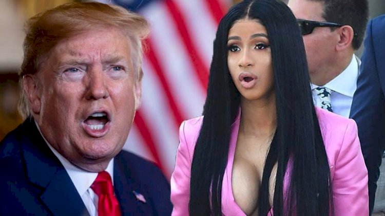 Cardi B, kırmızıya dönen eyaletleri görünce üç sigarayı aynı anda yaktı