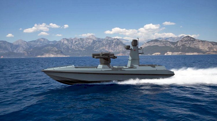Türkiye'nin ilk silahlı insansız deniz aracı denize iniyor